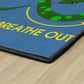 Figure Eight Breathing Snake Mindfulness Rug, view 3