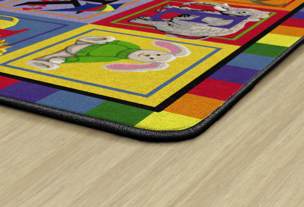 ABC Blocks Classroom Rug