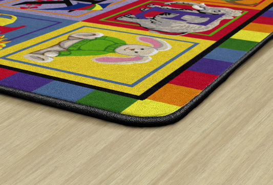 ABC Blocks Classroom Rug