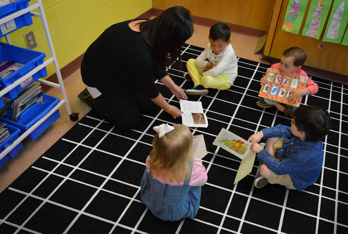 Classic Check Classroom Rug