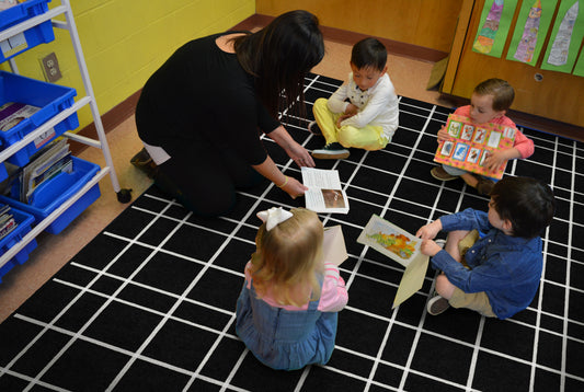 Classic Check Classroom Rug