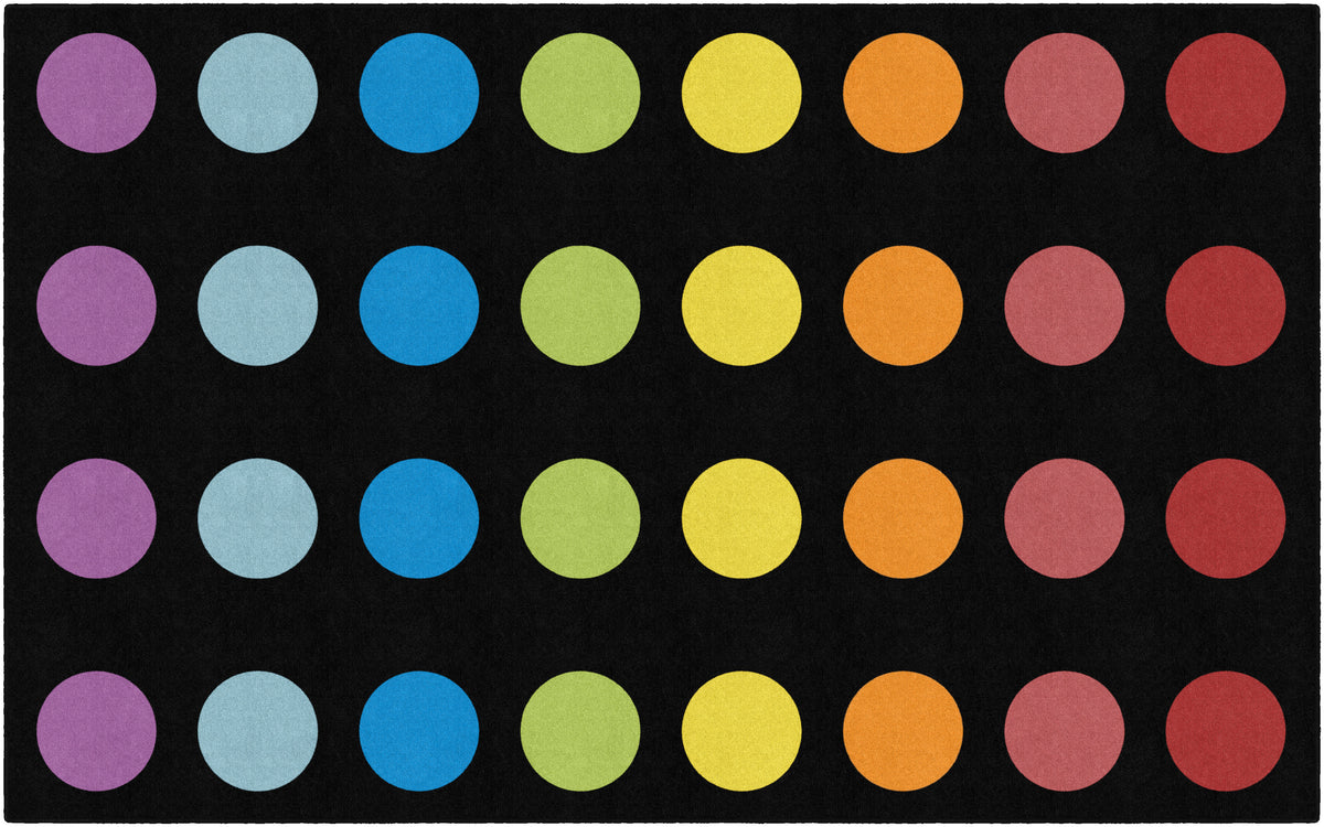 Rainbow Spots Criss Cross Seating Rug