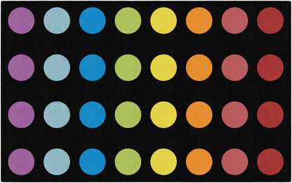 Rainbow Spots Criss Cross Seating Rug