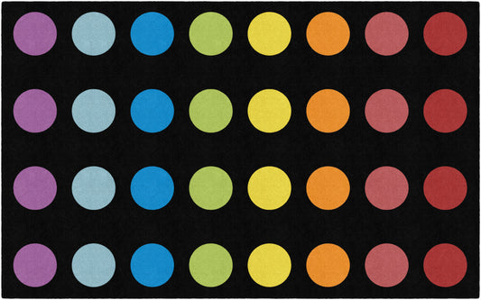 Rainbow Spots Criss Cross Seating Rug