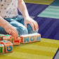Calming Blocks Tonal Stripe Rug, view 2