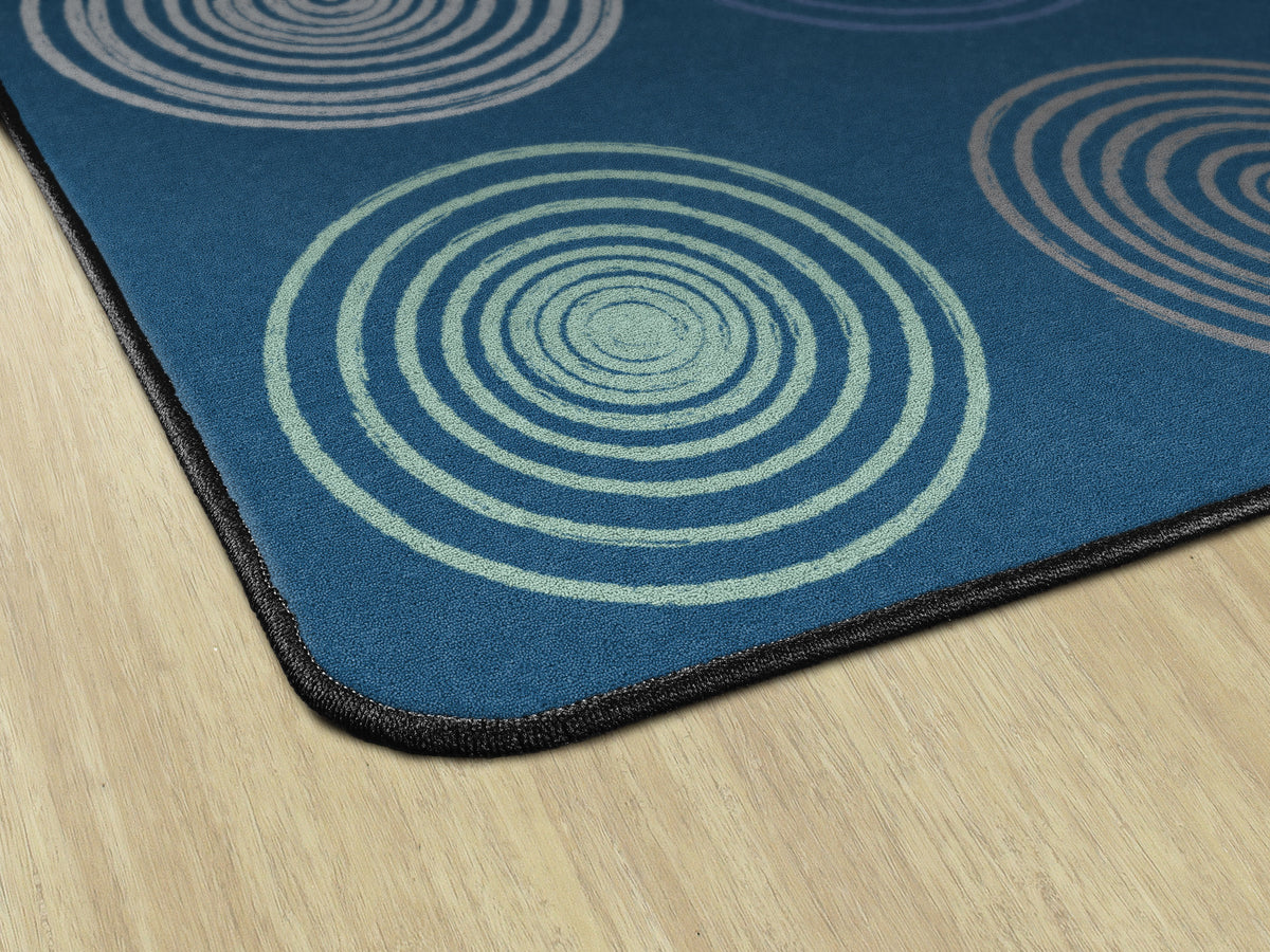 Calming Circles Classroom Seating Rug, view 5