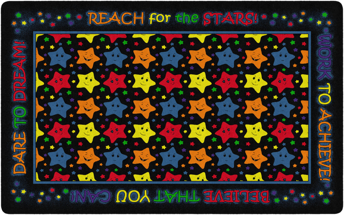 Reach for the Stars Space Classroom Rug, view 4
