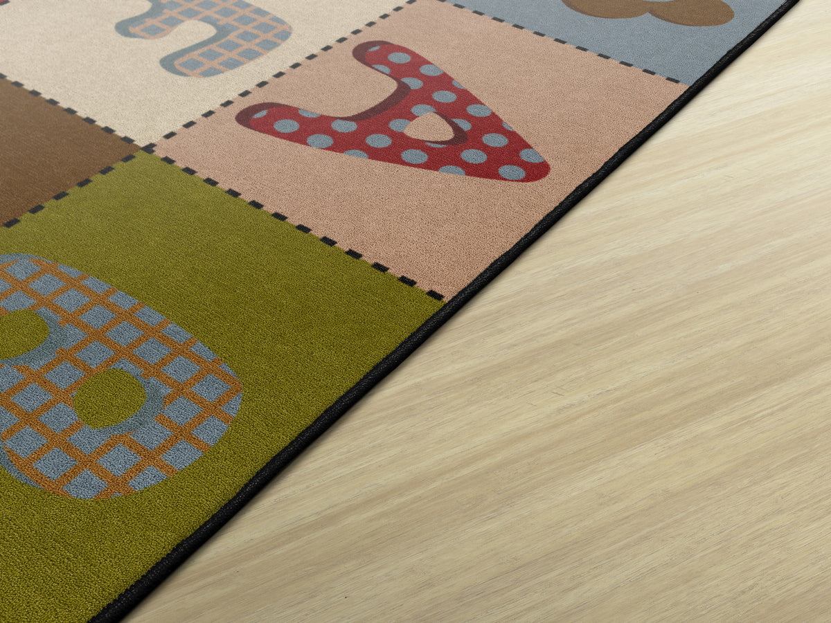 ABC Quilt Classroom Rug, view 4