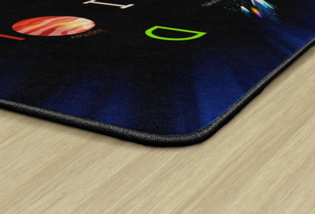 Space ABC Classroom Rug, view 2