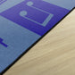Calming Music Note Classroom Seating Rug, view 3