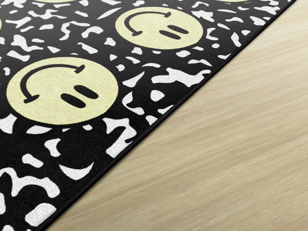 Emotions Faces Sit Spots Rug, view 2