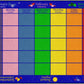 Bilingual Monthly Calendar Seating Rug, view 4