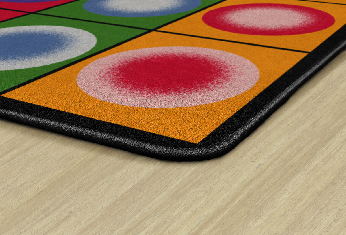 Dot Spots Counting Classroom Seating Rug, view 3
