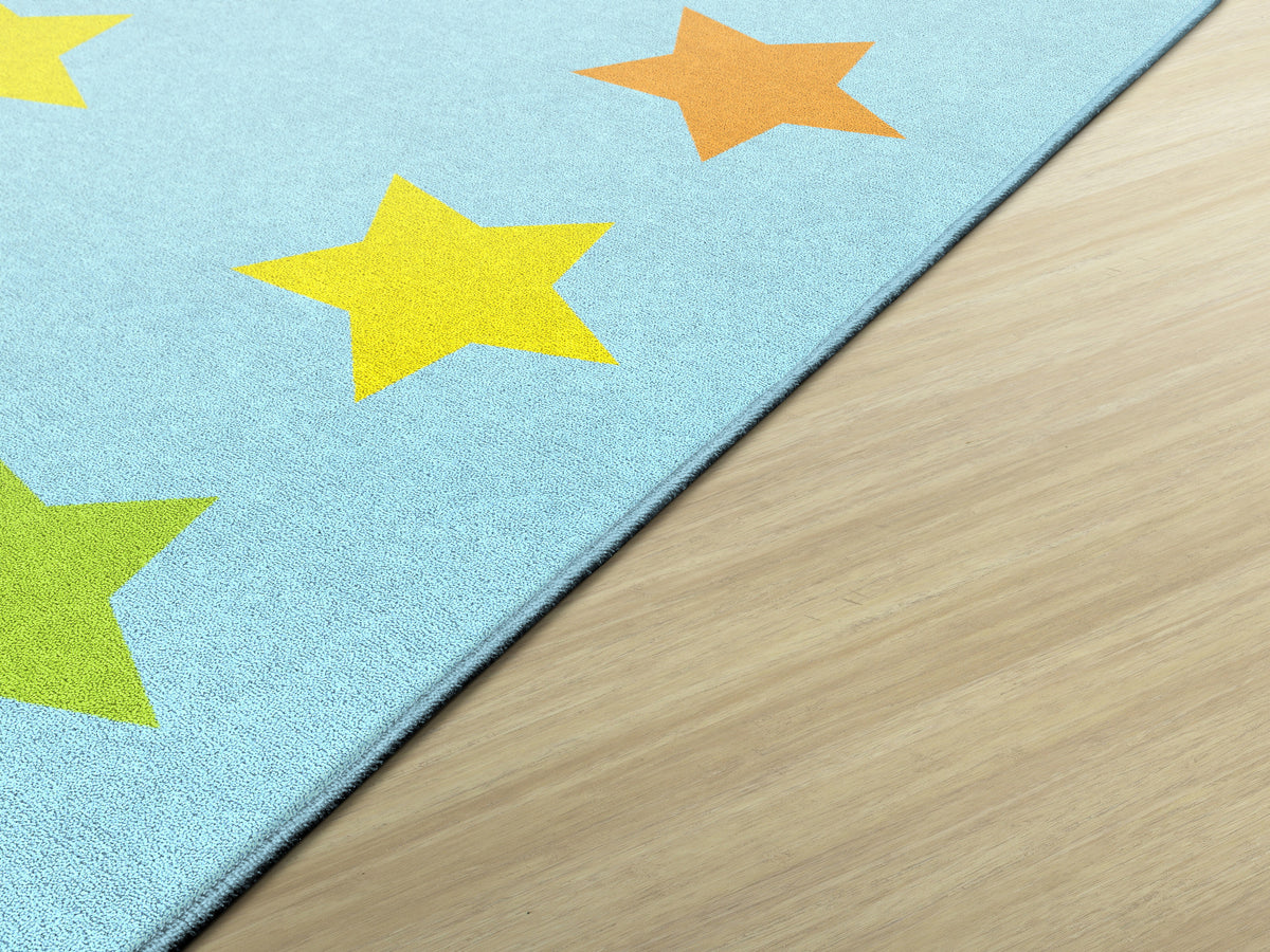 Twinkle Twinkle Stars Criss Cross Seating Rug, view 3