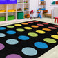 Rainbow Spots Criss Cross Seating Rug, view 2
