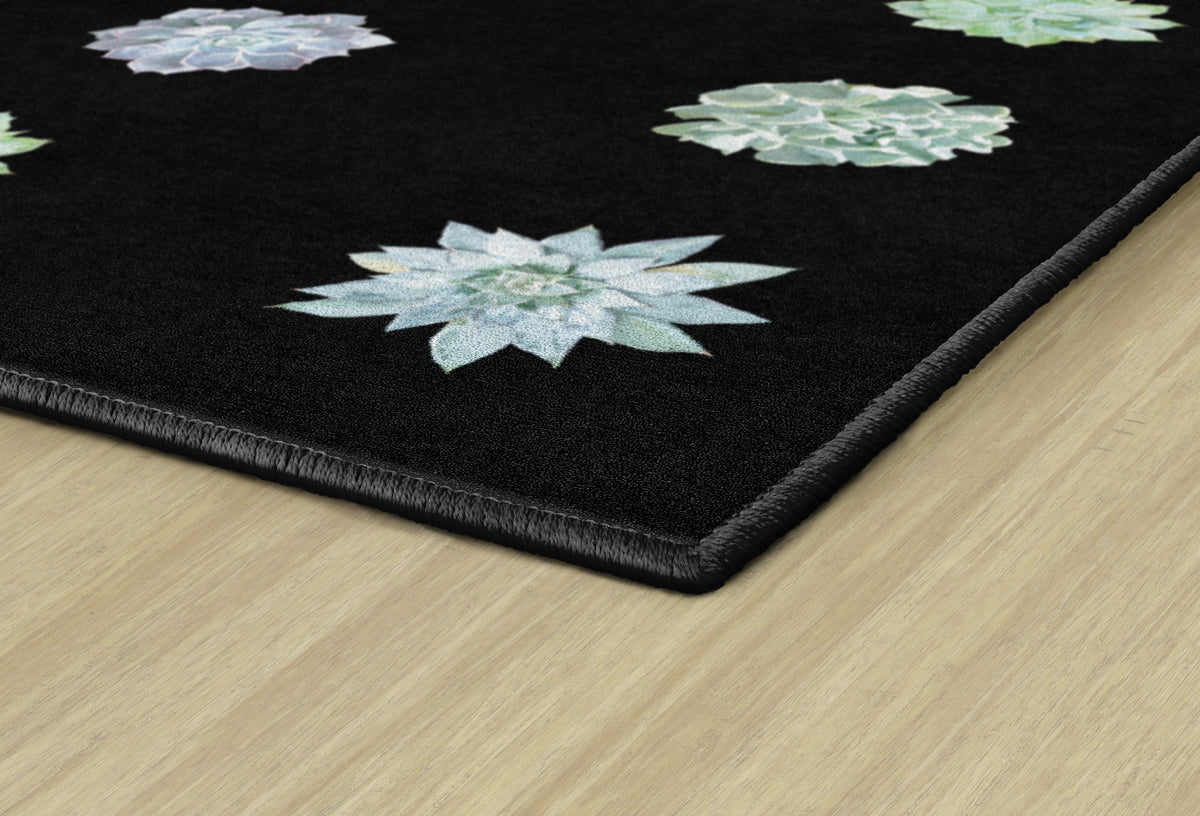 Succulent Criss Cross Seating Rug, view 3