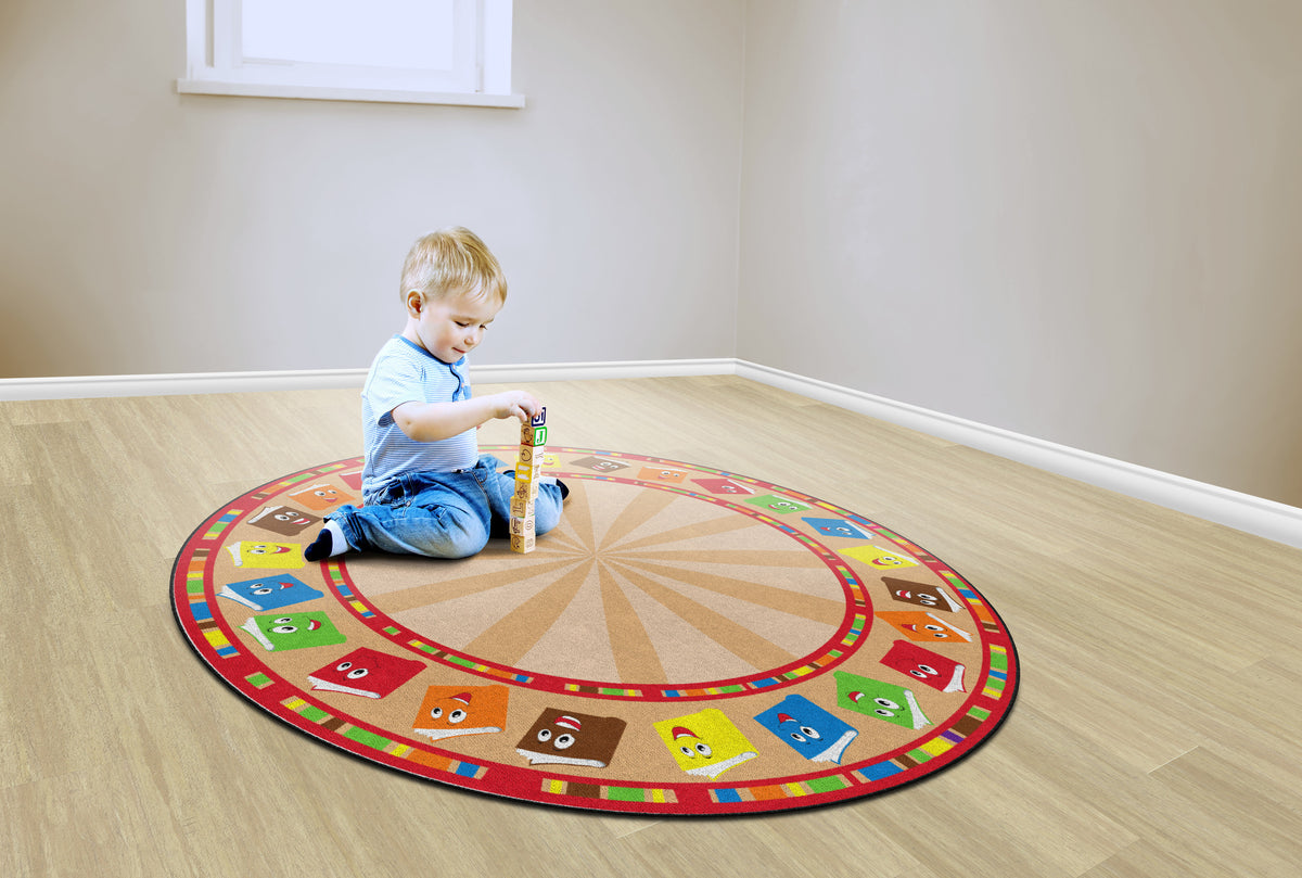 Circle Time Books Round Reading Rug, view 2