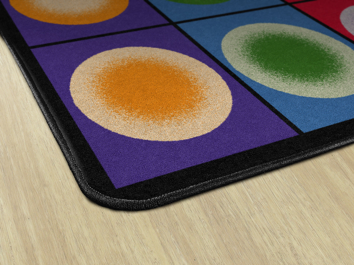 Dot Spots Counting Classroom Seating Rug, view 4