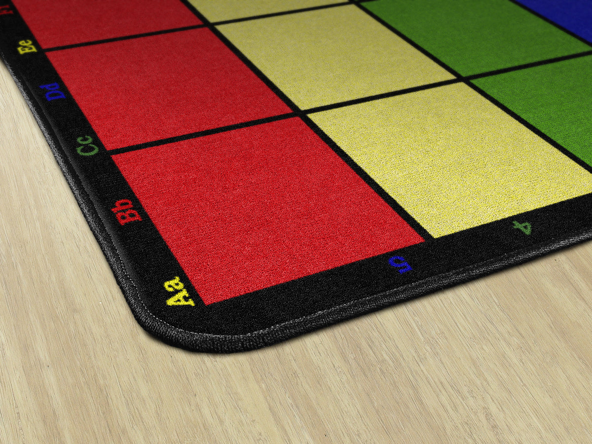Learning Grid ABC & 123 Seating Rug, view 4