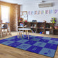 Calming Music Note Classroom Seating Rug, view 2