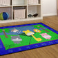 Jungle Alphabet Washable Toddler Rug, view 2