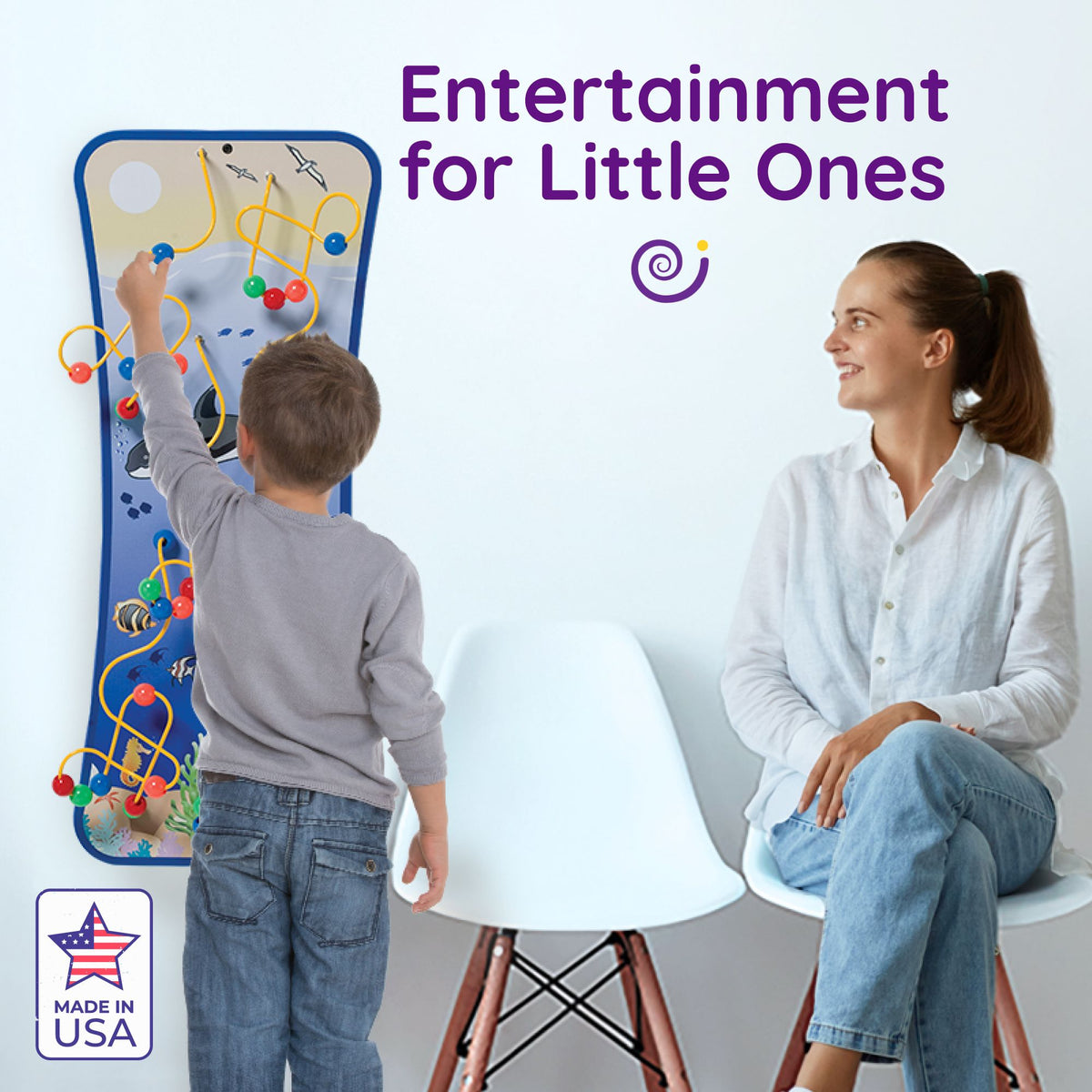 Bead Maze & Flip Wall Activity by Playscapes
