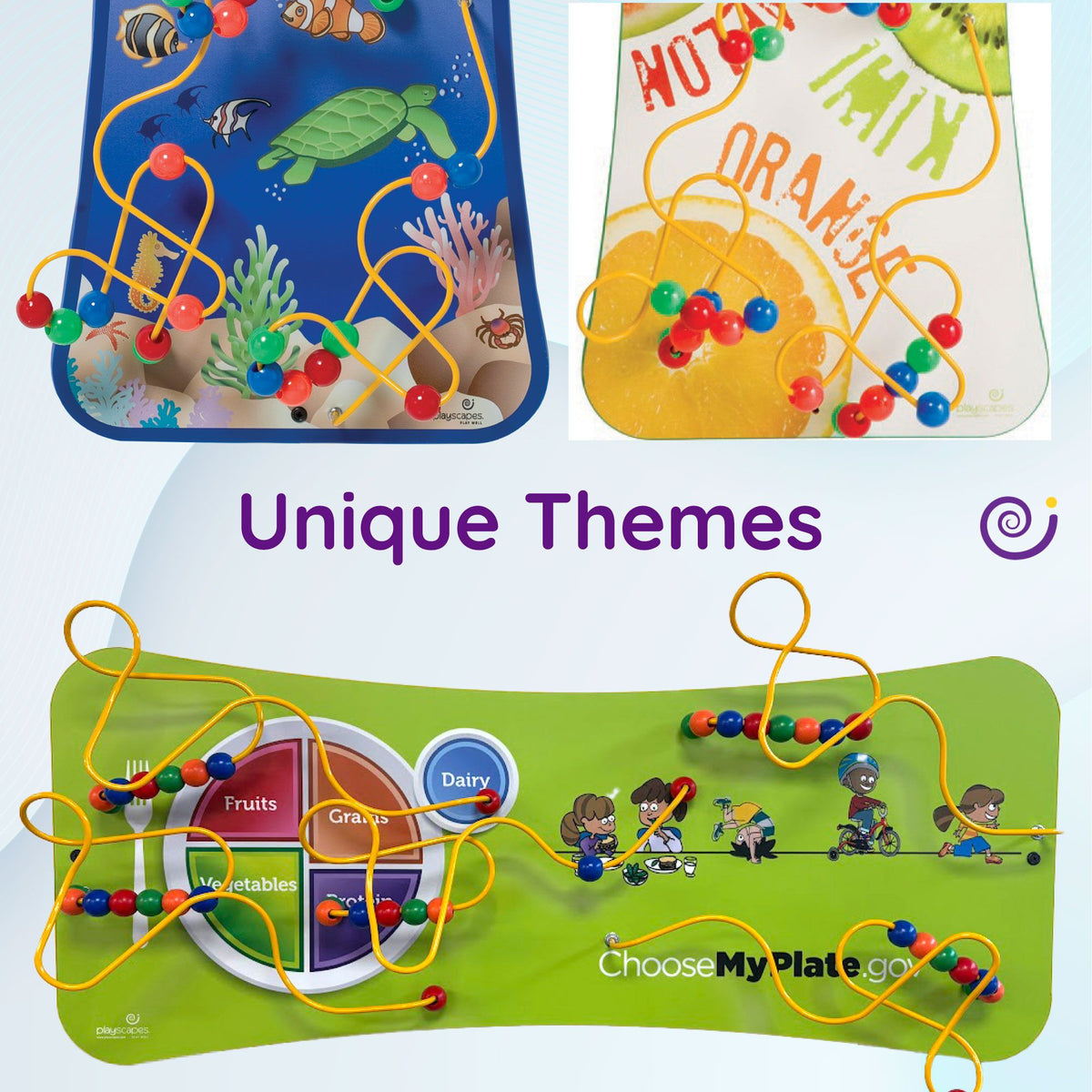Bead Maze & Flip Wall Activity by Playscapes