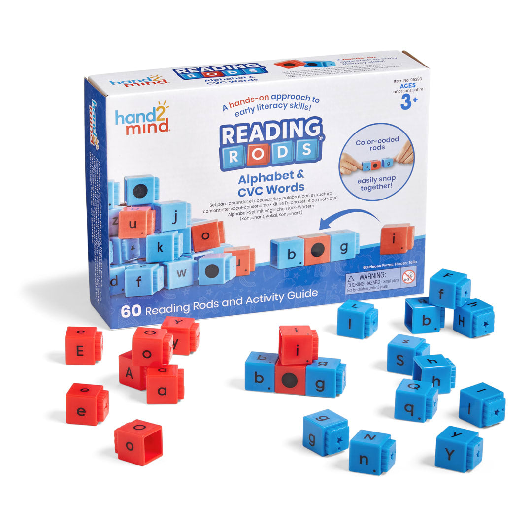 Word-Building Letter Rods – Classroom Pack