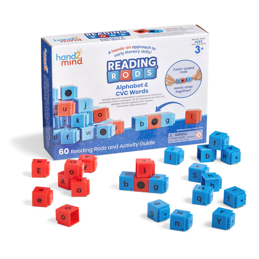 Word-Building Letter Rods – Classroom Pack
