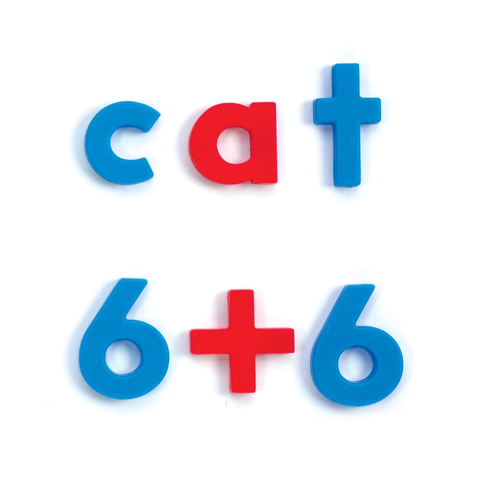 Color-Coded Letter & Number Magnets, 214 Pieces – Classroom Pack, view 3