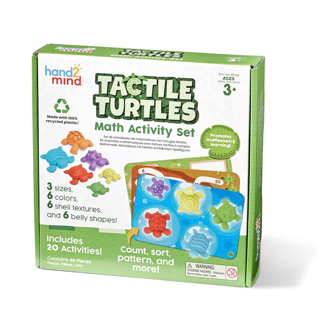 Textured Turtle Counters Math Set – Classroom Pack