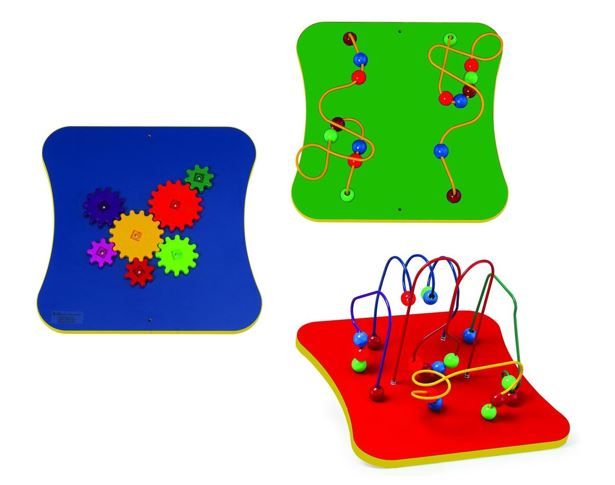 Mini Wires, Beads & Gears Wall Activity by Playscapes