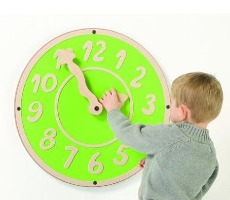Giant Wiggly-Hands Teaching Clock by Playscapes