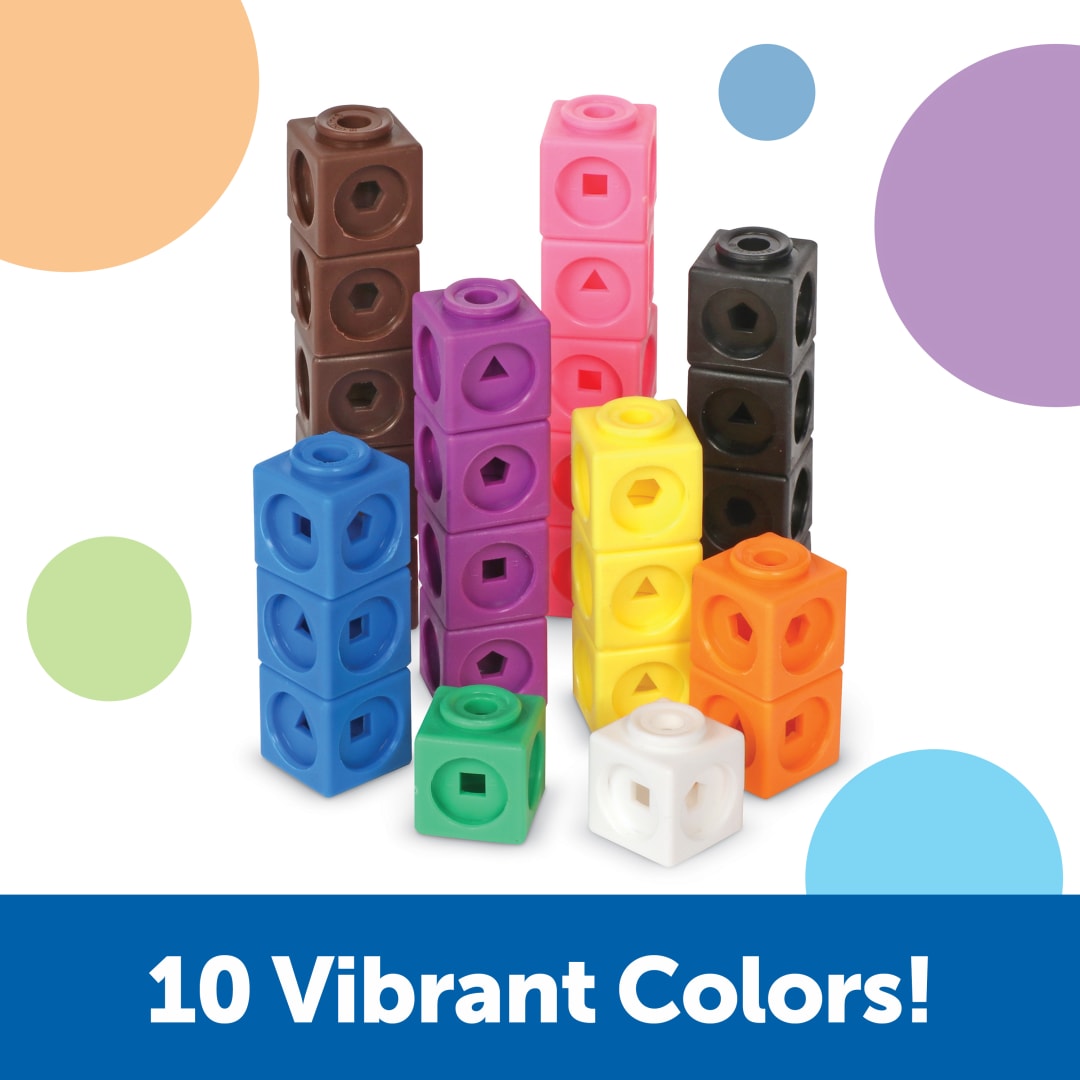 Linking Math Cubes, Set of 1,000 – Classroom Pack, view 4