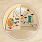 Right Quarter-Circle Sensory Learning Wall Panel by HABA Pro