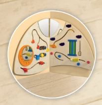 Learning Wall Activity Panel – Curve B by HABA Pro