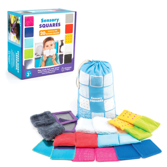 Tactile Matching Squares, Set of 20 – Classroom Pack