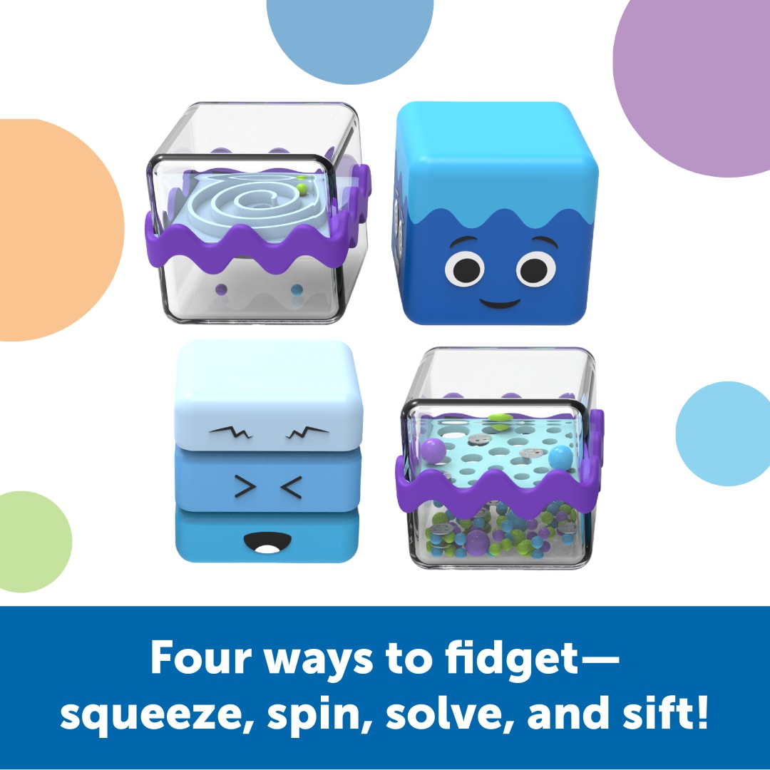 Cool-Down Sensory Cubes, Set of 4 – Classroom Pack, view 3