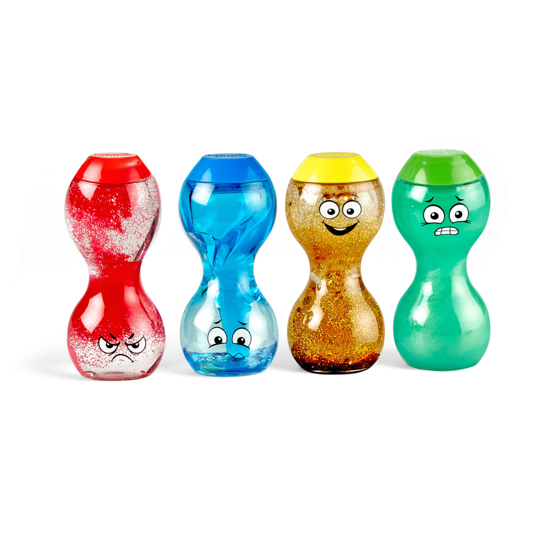 Feelings Sensory Bottles, Set of 4 – Classroom Pack