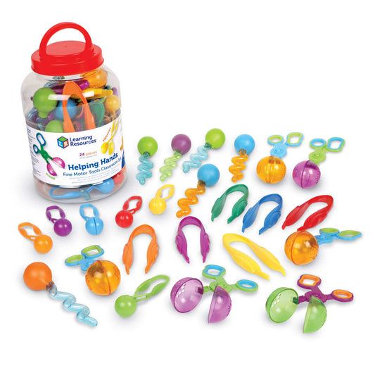 Fine Motor Tools Group Set, 24 Tools – Classroom Pack