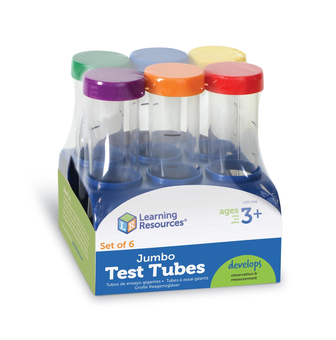 Jumbo Test Tubes, Set of 6 – Classroom Pack, view 2