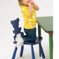Leaf & Animal Back Wooden Classroom Chair by Children's Furniture Company