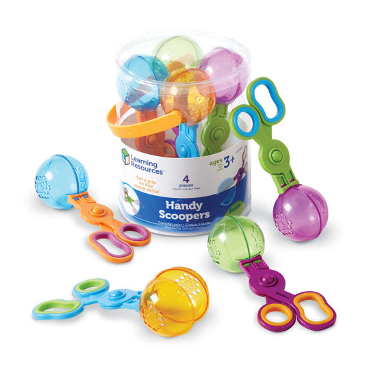 Scissor-Grip Scoopers, Set of 4 – Classroom Pack