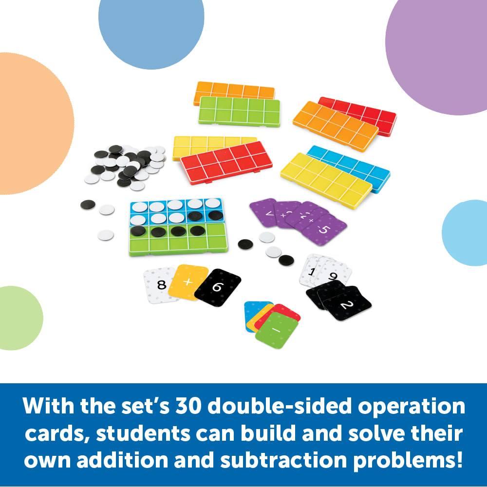 Rainbow Ten-Frames Set – Classroom Pack, view 3