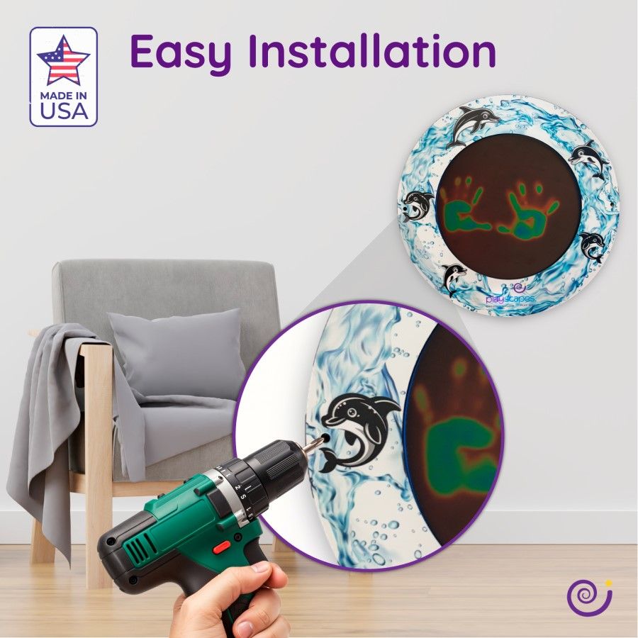 Magic Circle Heat-Sensitive Wall Panel by Playscapes