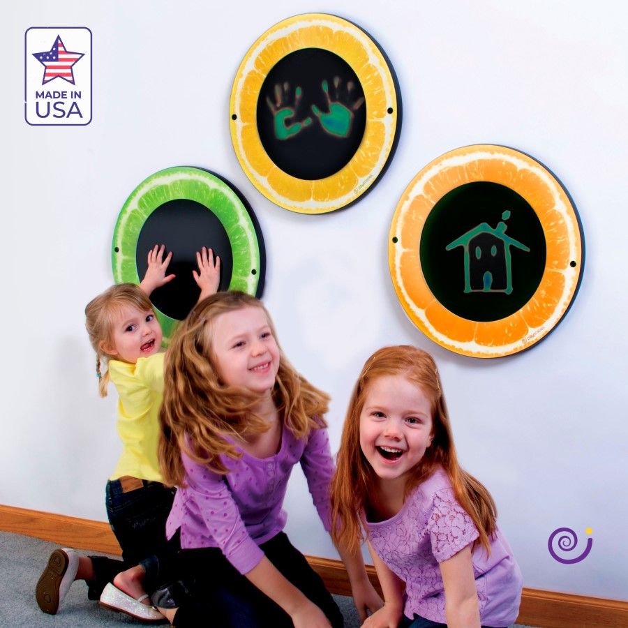 Citrus Round Heat-Sensitive Magic Panel by Playscapes