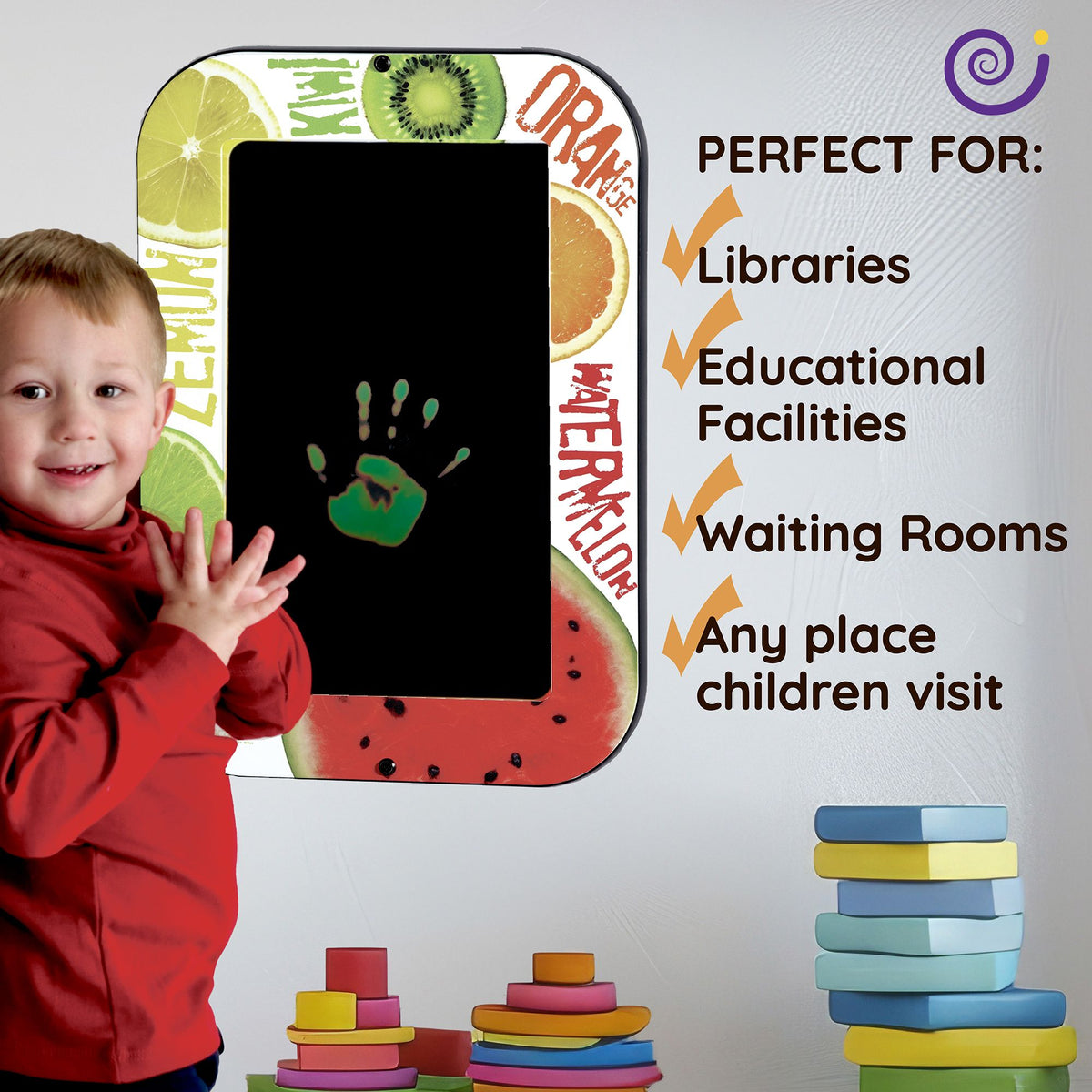 Framed Heat-Sensitive Magic Wall Panel by Playscapes