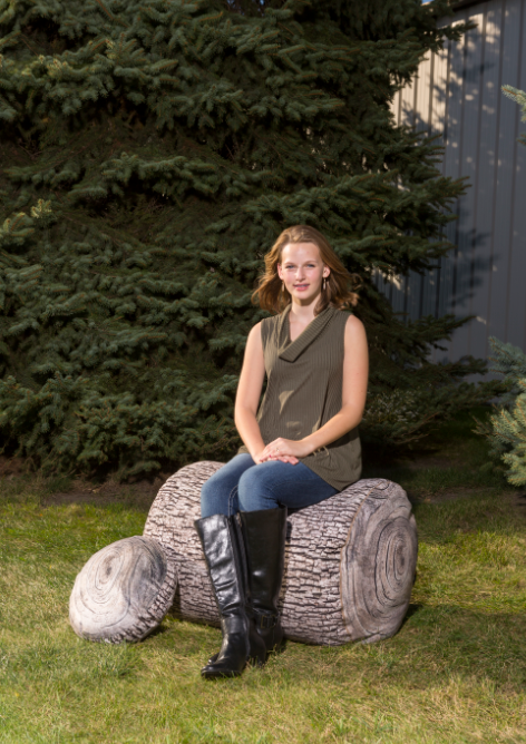 Tree Trunk Log Seat, 31½ in by Woodsmen