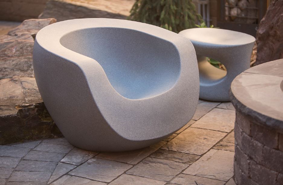 Moon Molded Lounge Chair by Playscapes