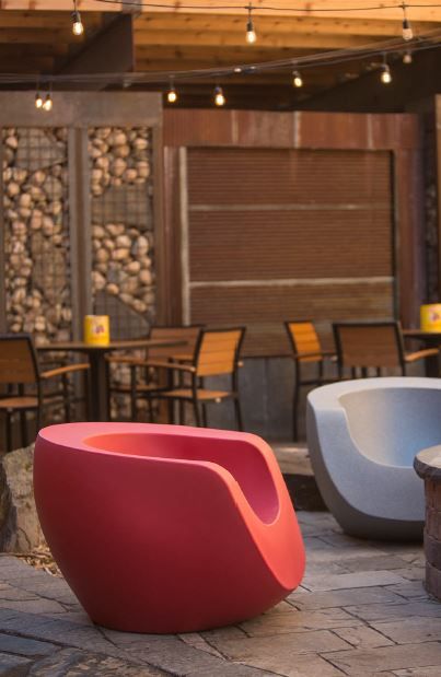 Moon Molded Lounge Chair by Playscapes